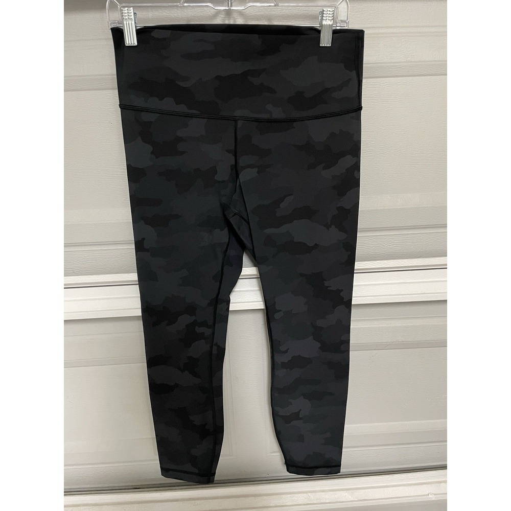 Lululemon Leggings Align High Rise 25" Heritage 365 Camo Deep Coal Multi Size 10 - Picture 4 of 13